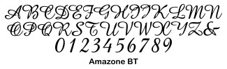 Amazone font
